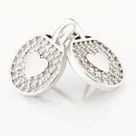 Boucles D'oreilles Pendantes Ivany Argent Blanc Oxyde De Zirconium - Pendantes Femme | Marc Orian
