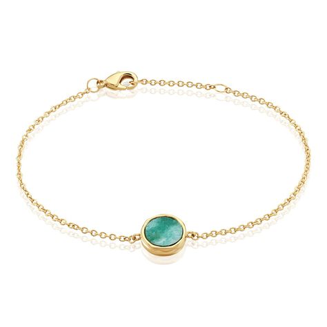 Bracelet Plaqué Or Neassa Amazonite - Bracelets Medailles Femme | Marc Orian
