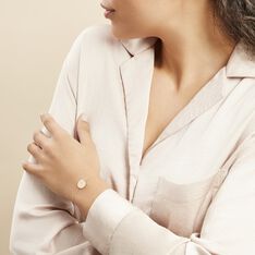 Bracelet Or Jaune Mujinga Oxyde De Zirconium - Bracelets chaînes Femme | Marc Orian