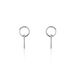 Boucles D'oreilles Pendantes Argent Blanc Vanne - Pendantes Femme | Marc Orian