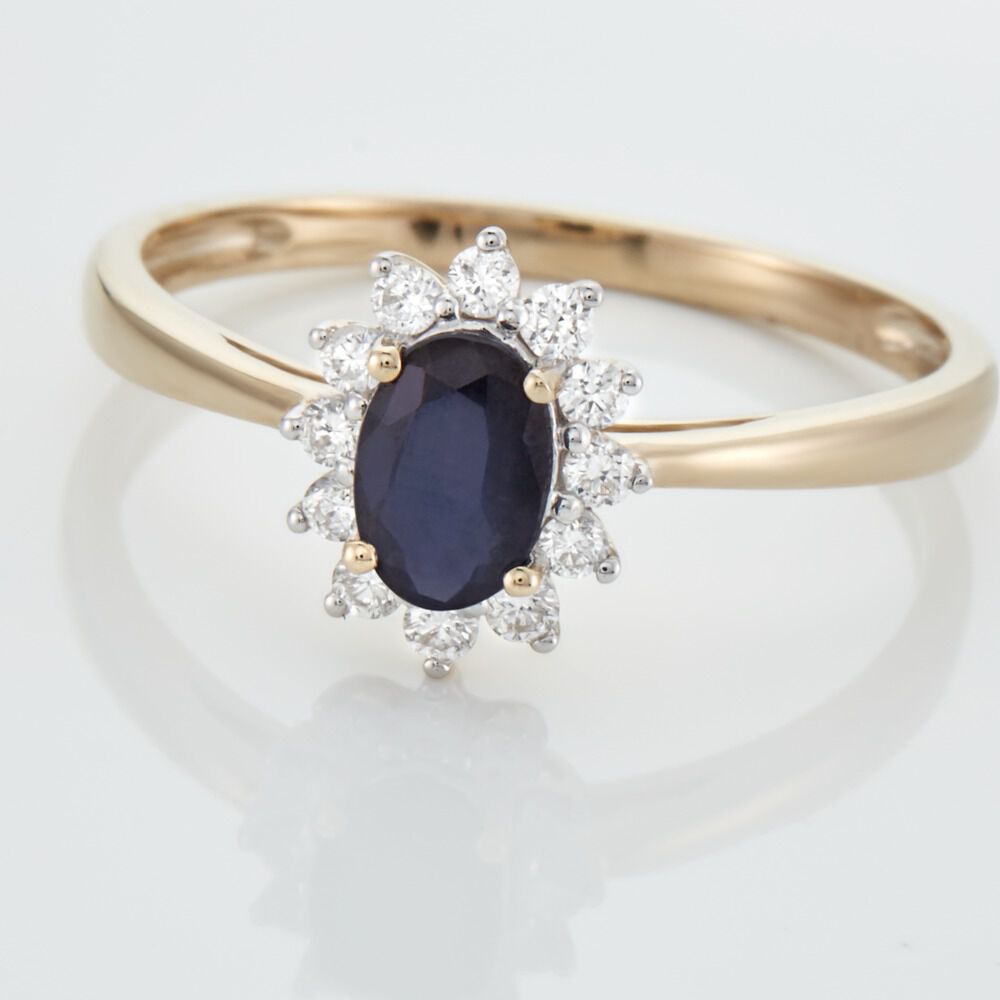 Bague Or Jaune Vladimir Saphir - Solitaires Femme | Marc Orian