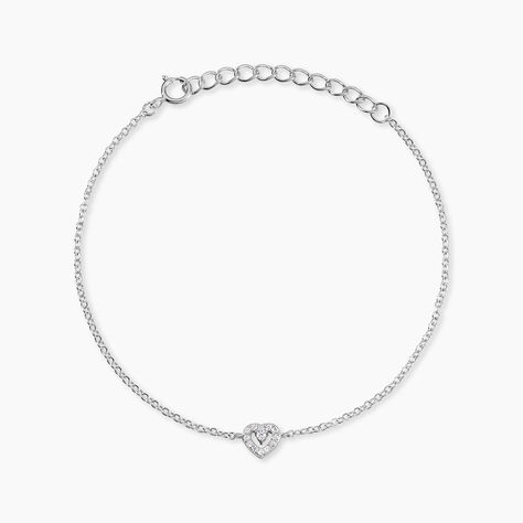 Bracelet Argent Gautiere Oxydes De Zirconium - Bracelets fantaisie Femme | Marc Orian