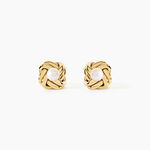 Boucles D'Oreilles Puces Clarine Argent Dor&eacute; A L'Or 750/1000 Perle De Culture - Puces Femme | Marc Orian