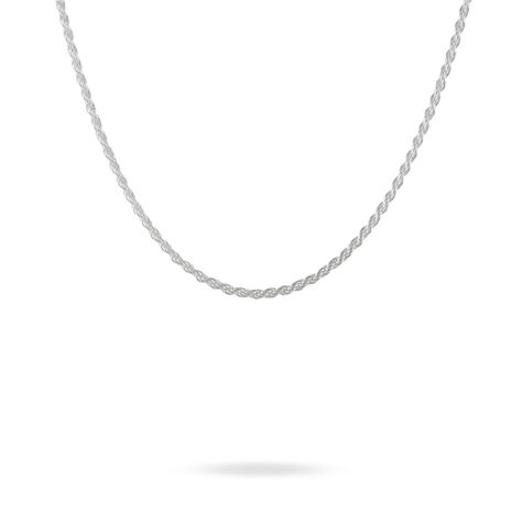 Collier Celianeae Maille Corde Argent Blanc - Chaines Femme | Marc Orian