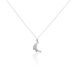 Collier Augustus Argent Blanc Oxyde De Zirconium - Colliers avec pierres Femme | Marc Orian