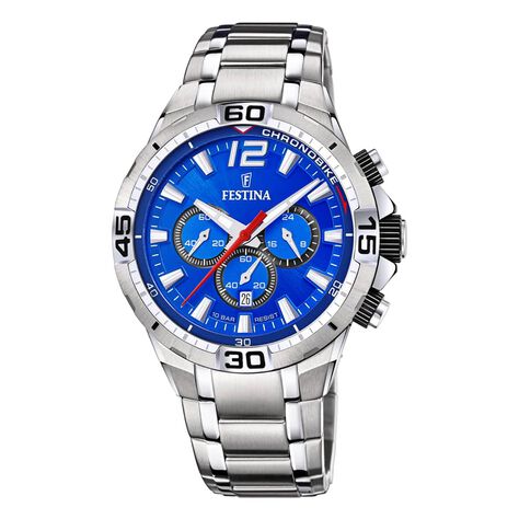 Montre Chrono Bike Bleu - Montres sport Homme | Marc Orian