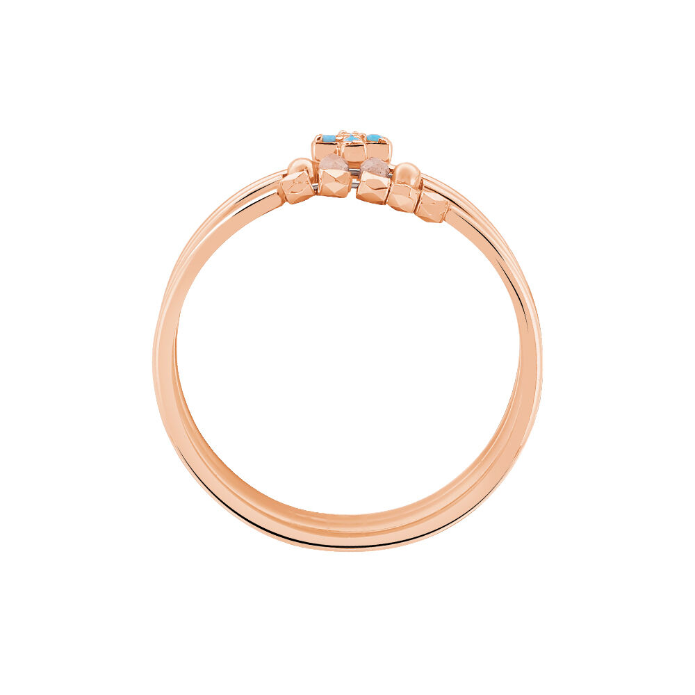 Bague Enia Argent Rose Oxyde De Zirconium - Bagues avec pierre Femme | Marc Orian