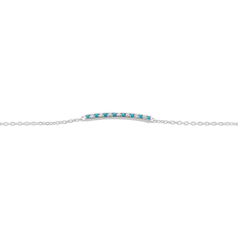 Bracelet Elga Argent Blanc Oxyde De Zirconium - Bracelets chaînes Femme | Marc Orian
