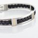 Bracelet Aichatou Or Acier Blanc - Bracelets cuir Homme | Marc Orian