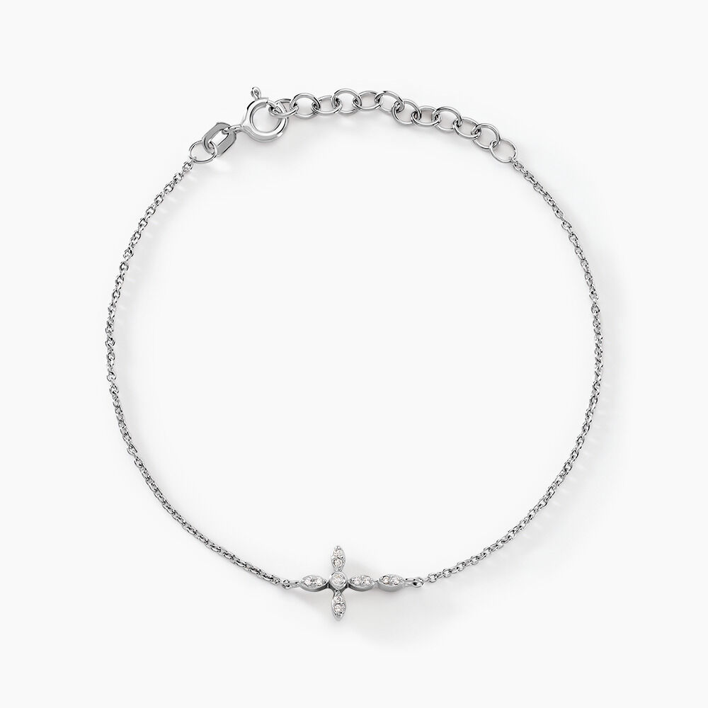 Bracelet Ysalis Argent Blanc Oxyde De Zirconium - Bracelets fantaisie Femme | Marc Orian