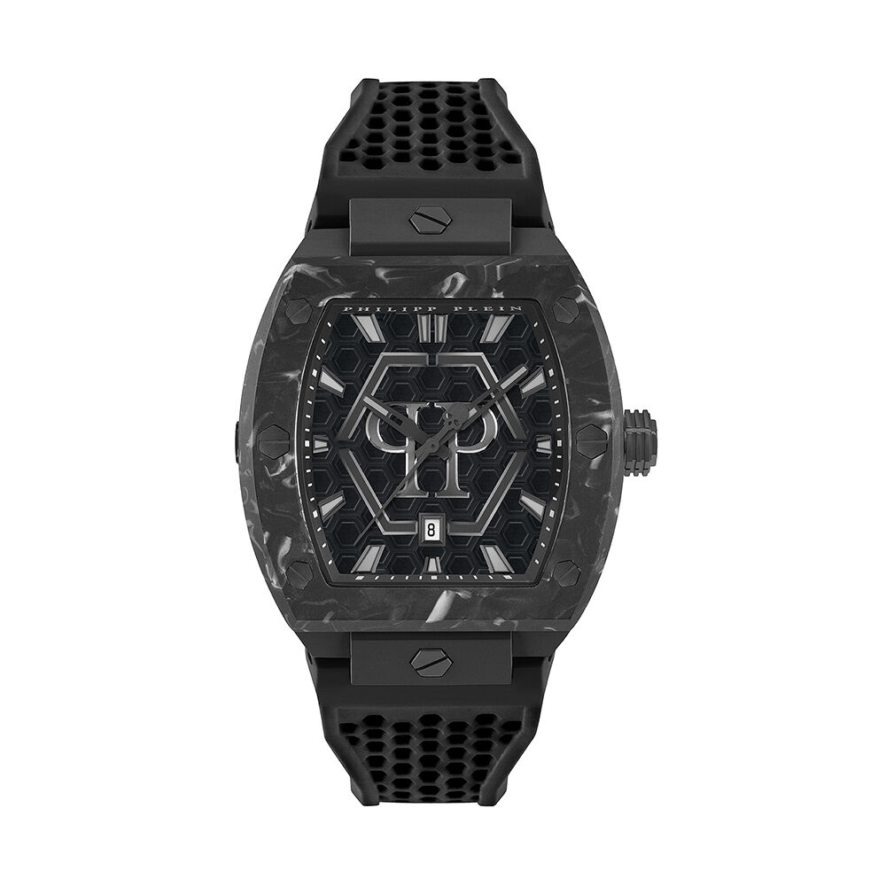 Montre Philipp Plein The Hexagon Phantom Noir - Montres &eacute;tanches Homme | Marc Orian