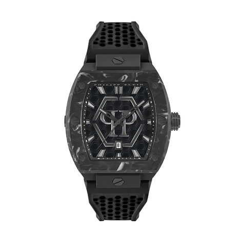 Montre Philipp Plein The Hexagon Phantom Noir - Montres &eacute;tanches Homme | Marc Orian