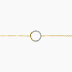 Bracelet Cajsa Or Jaune Oxyde De Zirconium - Bracelets cha&icirc;nes Femme | Marc Orian