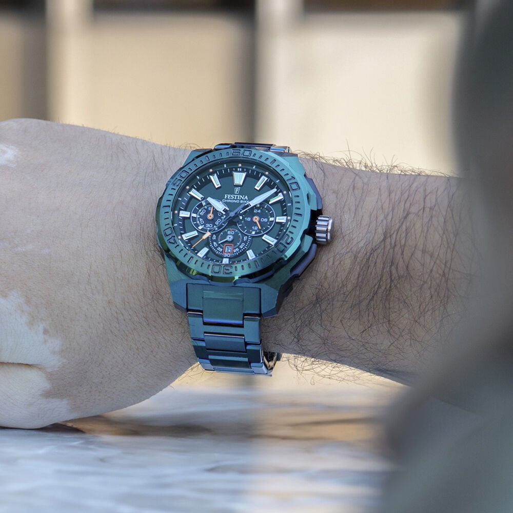 Montre Festina Chrono Bike Edition Speciale Vert - Nouveautés Homme | Marc Orian