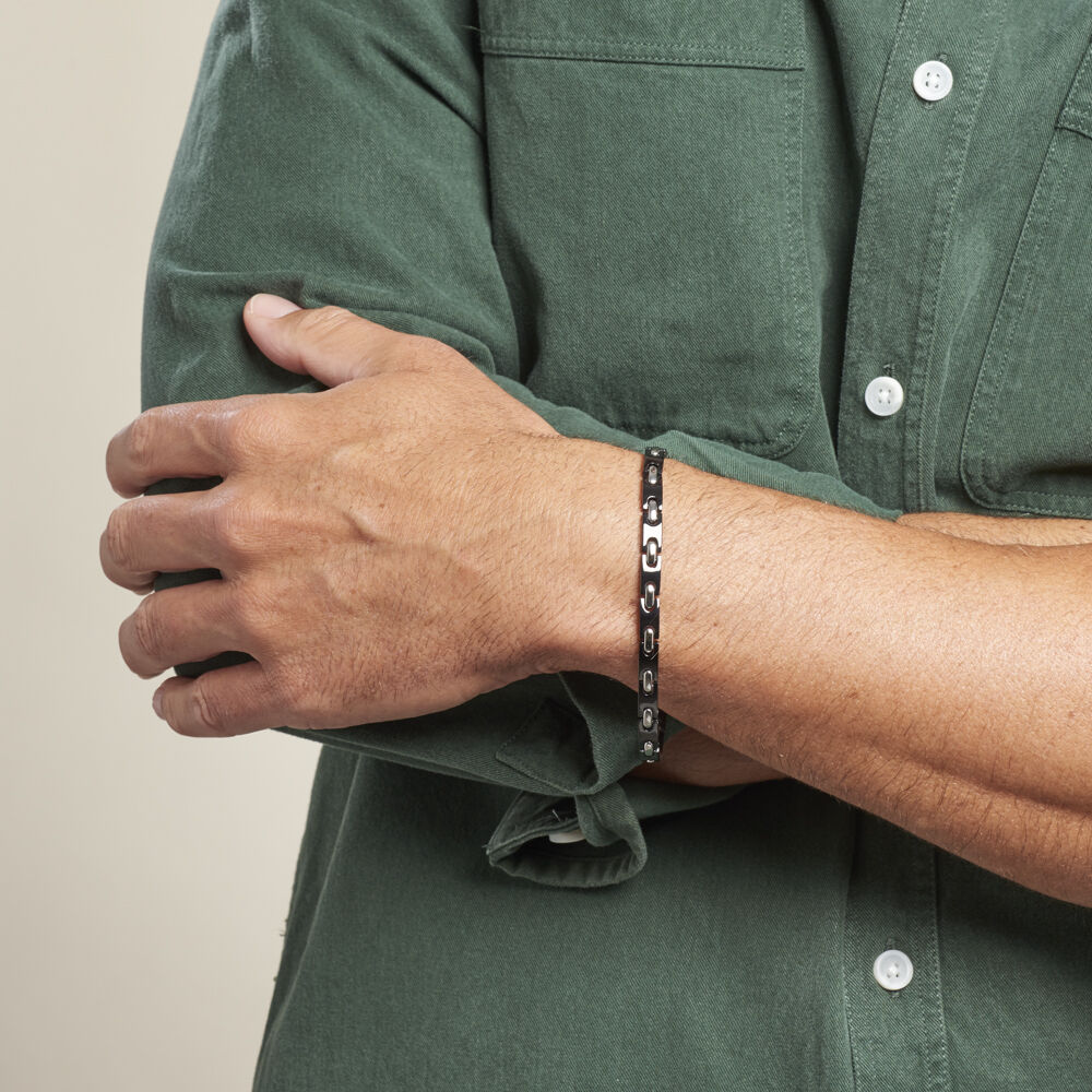 Bracelet Jourdan Homme Dinema Acier Argente - Bracelets Homme | Marc Orian
