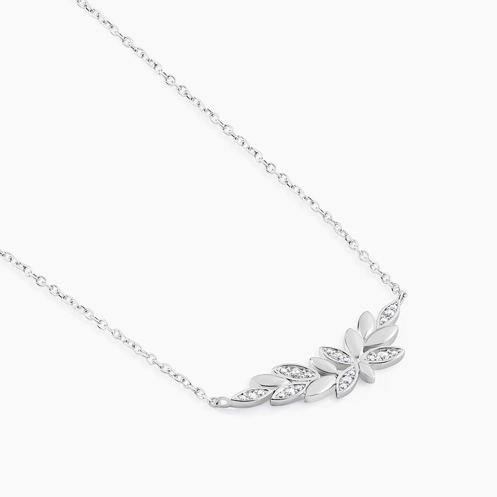 Collier Cesarine Argent Blanc Oxyde De Zirconium -  Femme | Marc Orian