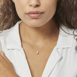 Collier Zilda Or Blanc Oxyde De Zirconium - Colliers avec pierres Femme | Marc Orian