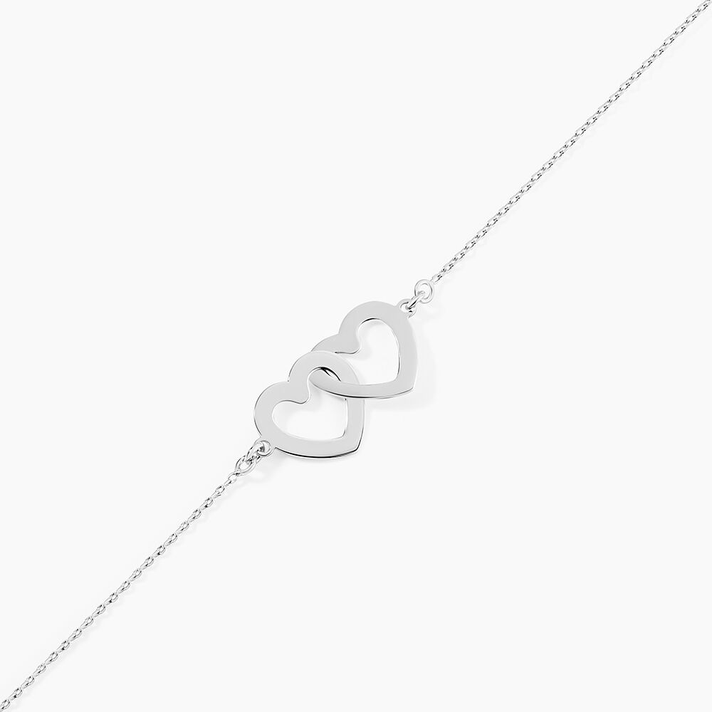 Bracelet Aalia Argent Blanc - Bracelets Anneaux Entrelaces Femme | Marc Orian