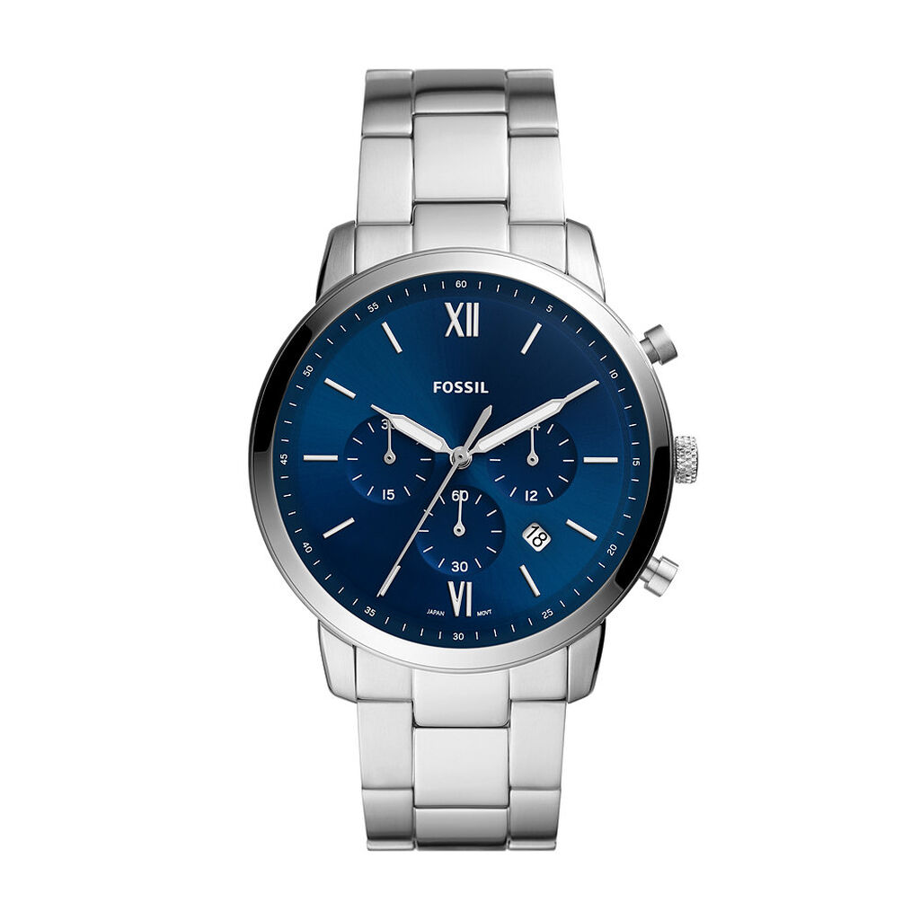 Montre Fossil Neutra Chrono Bleu - Montres étanches Homme | Marc Orian