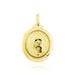 Pendentif Vierge Ovale Or Jaune - Médailles et médaillons Famille | Marc Orian
