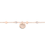 Bracelet Nueva Argent Rose Oxyde De Zirconium - Bracelets Medailles Femme | Marc Orian