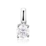 Pendentif Or Blanc Victoria Diamant - Pendentifs Femme | Marc Orian