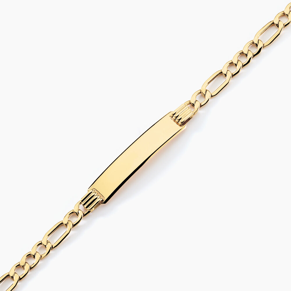 Bracelet Identit&eacute; Walt Or Jaune - Gourmettes Homme | Marc Orian