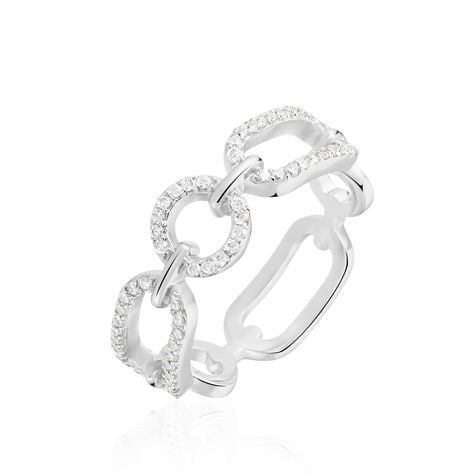 Bague Ela Argent Blanc Oxyde De Zirconium - Bijoux fantaisie Femme | Marc Orian