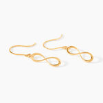 Boucles D'oreilles Pendantes Spya Infini Or Jaune - Pendantes Femme | Marc Orian