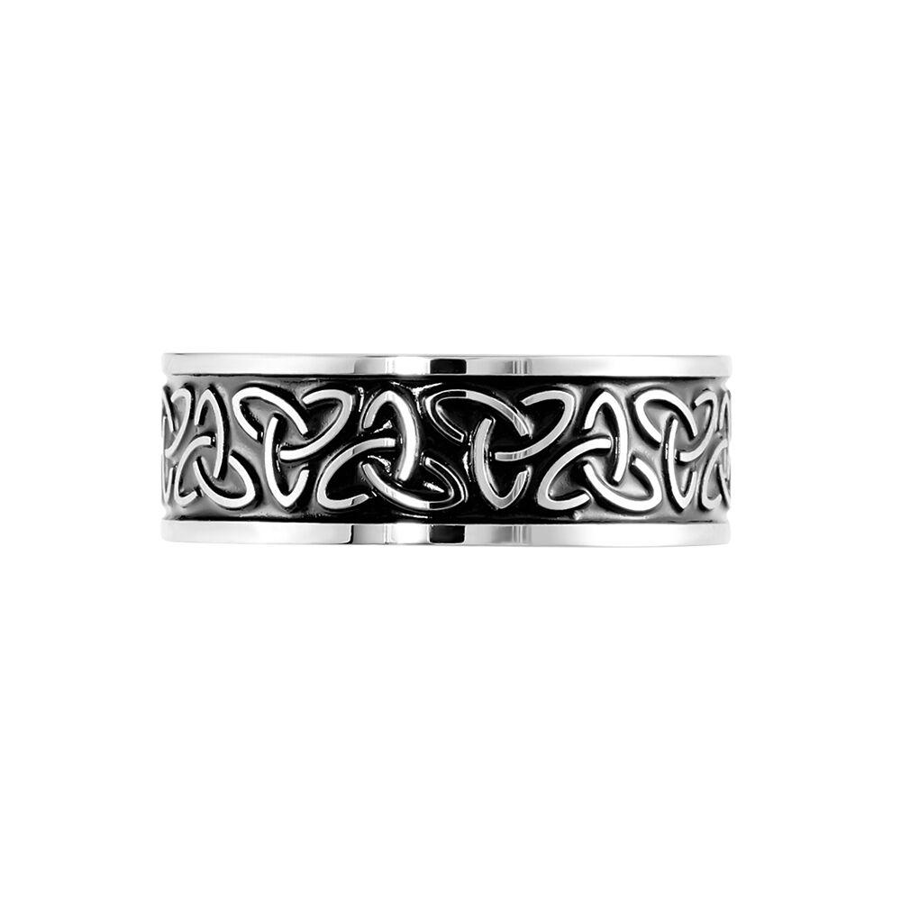 Bague Acier Blanc Ugo -  Homme | Marc Orian