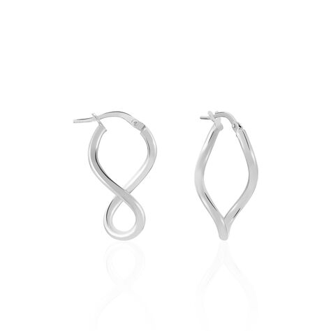 Créoles Hellen Or Blanc - Créoles Femme | Marc Orian