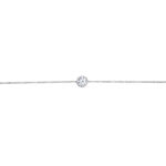 Bracelet Kadidia Or Blanc Oxyde De Zirconium - Bracelets cha&icirc;nes Femme | Marc Orian
