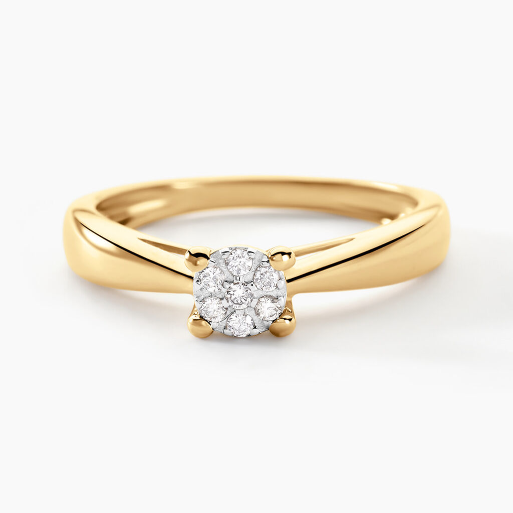 Bague Solitaire Artemis Or Jaune Diamant - Solitaires Femme | Marc Orian