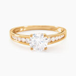 Bague Solitaire Or Jaune Oxyde De Zirconium - Solitaires Femme | Marc Orian