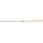 Cha&icirc;ne Ophelio Maille Alternee 1/1 Or Rose - Chaines Femme | Marc Orian