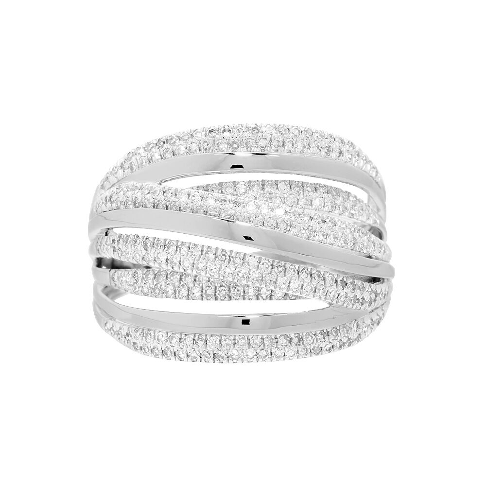 Bague Dionise Or Blanc Diamant - Parures de mariage Femme | Marc Orian