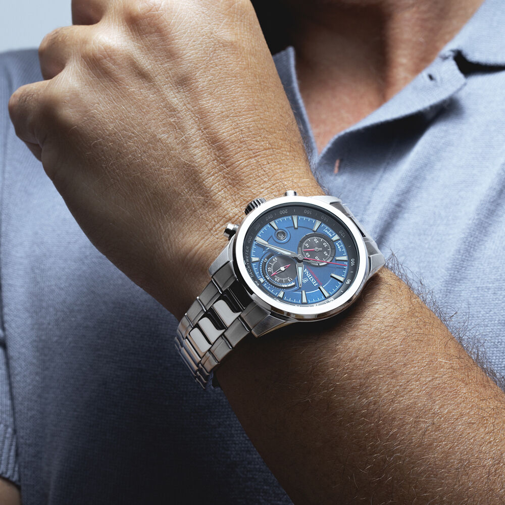 Montre Festina Timeless Chronograph Bleu - Montres étanches Homme | Marc Orian
