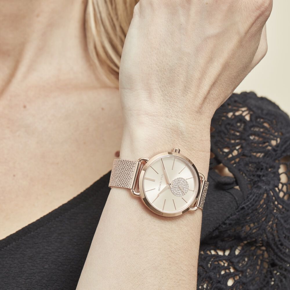 Montre Michael Kors Portia Rose - Montres étanches Femme | Marc Orian