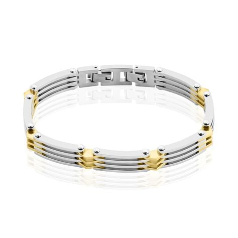 Bracelet Jourdan Rio Acier Bicolore - Bracelets cha&icirc;nes Homme | Marc Orian