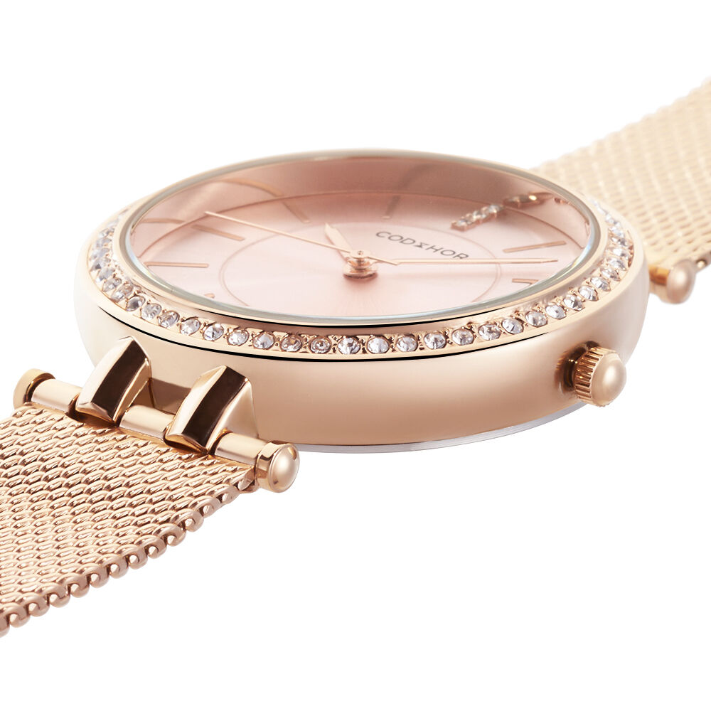 Montre Codhor Celinia Dor&eacute; Rose - Montres &eacute;tanches Femme | Marc Orian