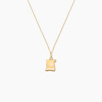 Pendentif Lamie Zodiaque Parchemin Or Jaune - Bijoux personnalis&eacute;s Famille | Marc Orian