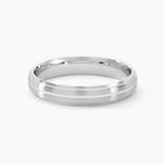 Alliance Circios Demi Jonc Classique Or Blanc - Alliances duo Unisex | Marc Orian