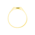 Chevali&egrave;re Deimos Ovale Diamantee Soleil Or Jaune - Bijoux personnalis&eacute;s Homme | Marc Orian