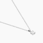 Collier Lyanna Argent Blanc Oxyde De Zirconium - Colliers solitaires Femme | Marc Orian