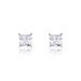 Boucles D'oreilles Puces Alys Argent Blanc Oxyde De Zirconium - Puces Femme | Marc Orian