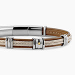 Bracelet Cuir De Vache Marron - Bracelets cuir Homme | Marc Orian
