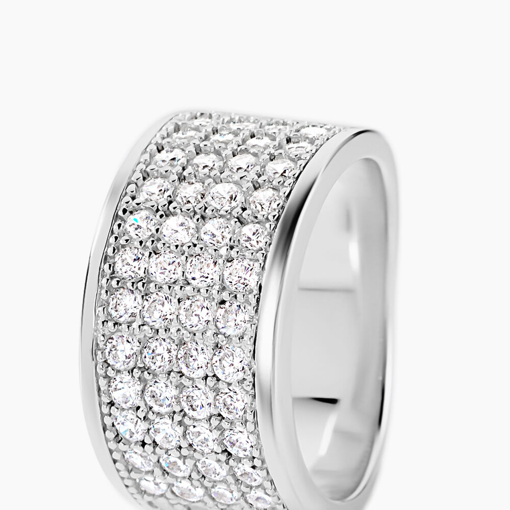 Bague Cecelia Argent Blanc Oxyde De Zirconium - Bagues avec pierre Femme | Marc Orian
