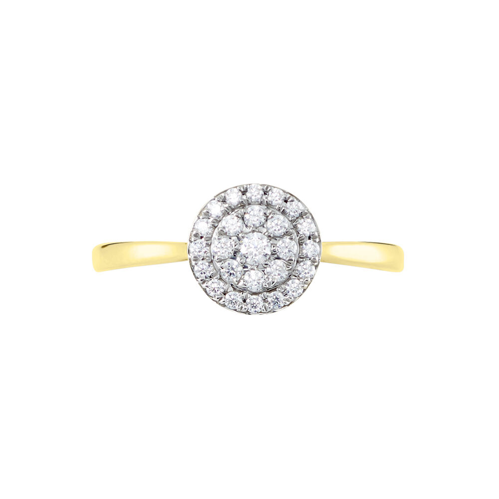 Bague Or Jaune Cristen Oxyde De Zirconium - Solitaires Femme | Marc Orian