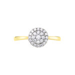 Bague Or Jaune Cristen Oxyde De Zirconium - Solitaires Femme | Marc Orian