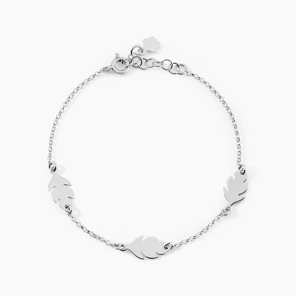 Bracelet Argent Blanc Bakia - Bracelets fantaisie Femme | Marc Orian